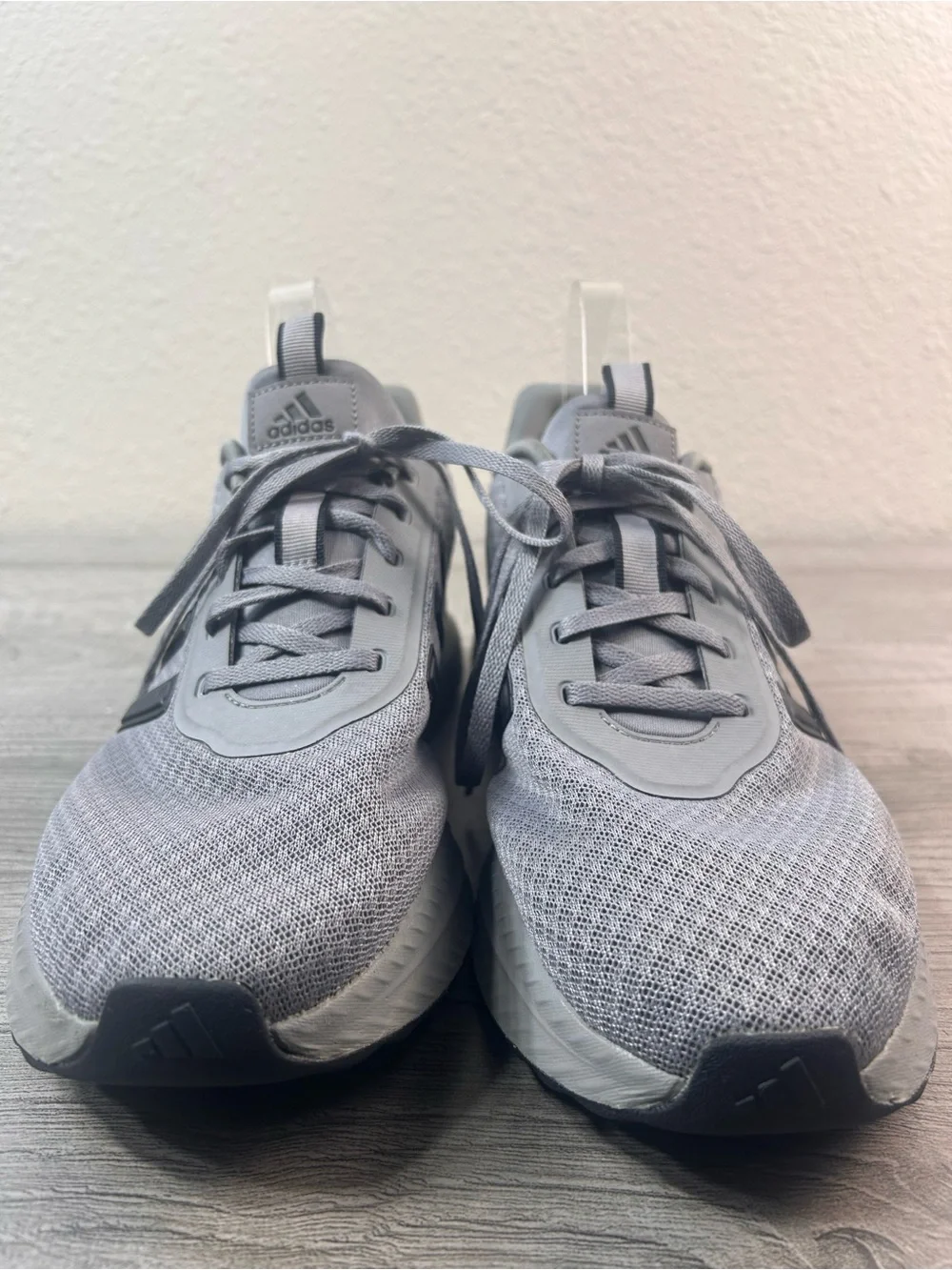 Adidas Runfalcon 3.0 Cloudfoam Gray Black Running Shoes Men’s Athletic Size 9 - Picture 5 of 11